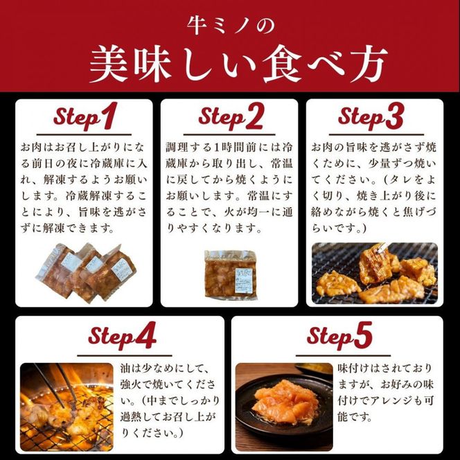 牛ミノ ピリ辛漬け 600g ( 300g ×2パック ) 小分け 個包装 便利 牛肉 ホルモン ミノ 焼肉 焼き肉 お肉 肉 焼くだけ 冷凍 たれ 味付き BBQ アウトドア キャンプ 人気 おすすめ 神奈川 川崎【12月発送】【kw0096-0017-12】