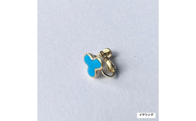 【ふるさと納税】茅ヶ崎市 湘南 陶磁器 ピアス 上品 かわいい レディース ギフト プレゼント 誕生日 母の日 お祝い サマーギフト ゴールド 金 アート アクセサリー Artopus.SHONAN イヤリング ファミリア ピンク