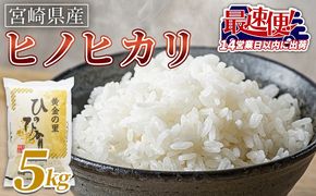 ＜宮崎県産米 ヒノヒカリ 5kg＞ 入金確認後、14営業日以内に順次出荷【 コメ 米 お米 白米 ご飯 飯 炊き立て こめ ひのひかり 宮崎県 県産 粒 お茶碗 炊き込みご飯 おにぎり 主食 】【b0919_su_x3】