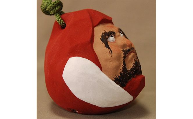 土鈴　だるま インテリア 工芸品 