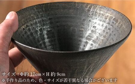 黒金彩 めん鉢 【唐津焼】 糸島市 / 雅樂窯 おわん 丼[ASE012] 碗 お碗 麺 丼 おしゃれ 高級 ギフト 贈り物 焼き物 陶器 食器