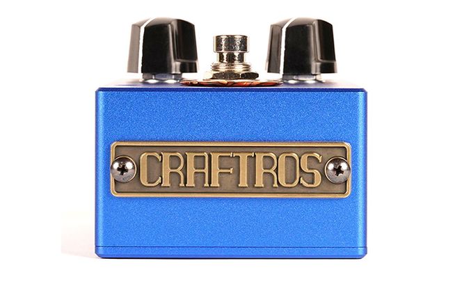 Trident CRAFTROS オーバードライブ ペダル エフェクター ギター 音楽 ローゲイン ハイゲイン 幅広い 調整 低音 カットスイッチ 