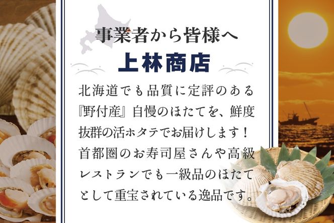 ジャンボ活ほたて 4kg相当 7～12枚入り＜朝どり新鮮出荷!＞【KN0000002】( ふるさと納税 ほたて 大玉 生食 活きほたて 生ホタテ 生帆立 生ホタテ貝柱 帆立貝柱 天然 冷蔵 刺身用 生 )