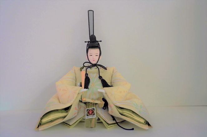 【飾り台セット“有明”】人形作り40年 “平安天鳳”作 京都西陣袋帯 桂 瑠璃色 手作り ひな祭り 木製 今どき かわいい おしゃれ モダン H067-164