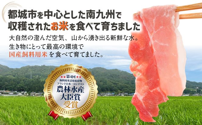 「お米豚」こま切れ4.2kg(黒たれ付)_AC-3105