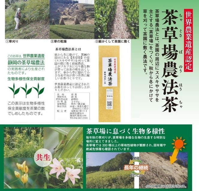 訳あり 世界農業遺産 茶草場農法茶 200g 5袋 1kg 静岡県産 深蒸し煎茶 岡部茶 日本茶 静岡県 飲料 飲み物 健康 カテキン ビタミン 静岡県 藤枝市
