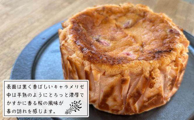 さくらのバスクチーズケーキ