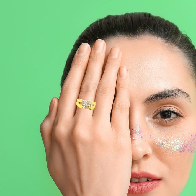 K18 ダイヤモンドリング　0.2ＣＴ　RADR-6756DI-Y 188-138