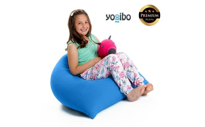 Yogibo Pyramid Premium（ヨギボー ピラミッド プレミアム）＜アクアブルー＞-[G777-22]