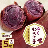 さつまいも 約5kg ふくむらさき 加工用 大きいサイズ サツマイモ 宮城県産 甘い 秋 冬 スイーツ いも 産地直送 宮城県 大河原町