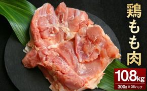 ＜鶏もも肉 300g×36パック 計10.8kg＞翌月末迄に順次出荷 【c1466_kf】 鶏肉 お肉 モモ肉 小分けパック 冷凍