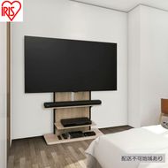 テレビ台 スタンドテレビ台 UTS-900R-LN ライトナチュラル テレビスタンド ハイタイプ おしゃれ アイリスオーヤマ テレビ台 壁掛け風 テレビ台 木目調 テレビボード スタンドテレビ台 省スペース スリム 高さ調節 自立 新生活 65型 65インチ 75型