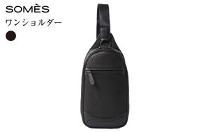 SOMES バッグ TT-64 ワンショルダー ブラック [ソメスサドル 北海道 砂川市 12260992] ショルダーバッグ 鞄 かばん カバン 肩掛けバッグ 肩掛け 斜めがけバッグ 斜めがけ レザー 革 黒 国産 日本製 メンズ レディース ソメス