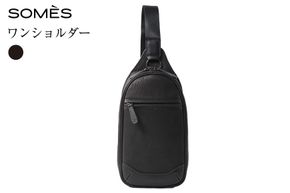 SOMES バッグ TT-64 ワンショルダー ブラック [ソメスサドル 北海道 砂川市 12260992] ショルダーバッグ 鞄 かばん カバン  肩掛けバッグ 肩掛け 斜めがけバッグ 斜めがけ レザー 革 黒 国産 日本製 メンズ レディース ソメス
