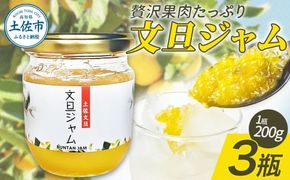 贅沢果肉たっぷり文旦ジャム 土佐文旦 文旦 3瓶 ぶんたん ブンタン フルーツ 柑橘 果物 くだもの 柑橘類 パン トースト ヨーグルト お取り寄せ 国産 常温 配送【松岡ぶんたん園　手作り工房Ｒ】 [BQCJ001]