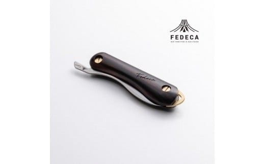 【FEDECA】折畳式料理ナイフ Solo プレーン黒檀 001234