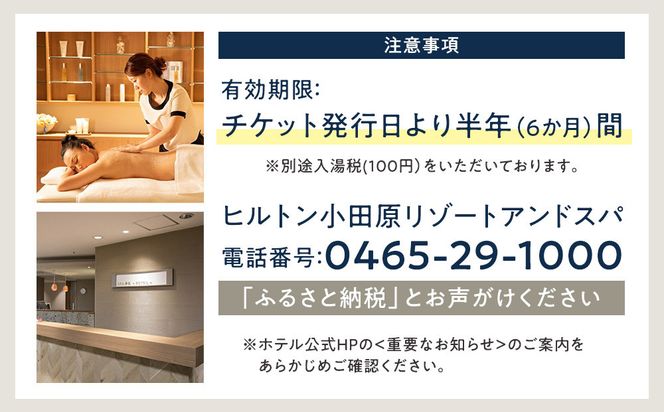 【チケット有効期限延長！】【自分へのご褒美に！】スパトリートメント60分★温泉またはプール利用券つき★【スパトリートメント60分 温泉またはプール利用券つき 温泉 プール 屋内プール 屋外プール サウナ バーデゾーン 天然温泉 神奈川県 小田原市 】 142069_BG003