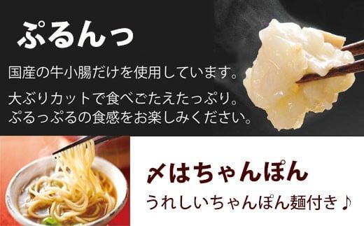 【定期便 年6回】 やまや もつ鍋(醤油味 & 味噌) 各1～2人前