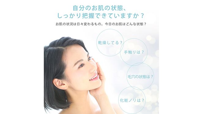 美ルル スキンチェッカー USB ＜ belulu Skin Checker USB ＞ スキンチェッカースキンチェッカー 肌水分チェッカー 水分 油分 リニューアル ギフト 肌質 ハリ 弾力 [DD104-NT]