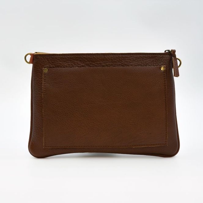 益子の革工房maharoのサコッシュ（M）キャメルブラウン｜栃木県 益子町 ふるさと納税 サコッシュ 革 肩掛け 日用品（AX113-1）