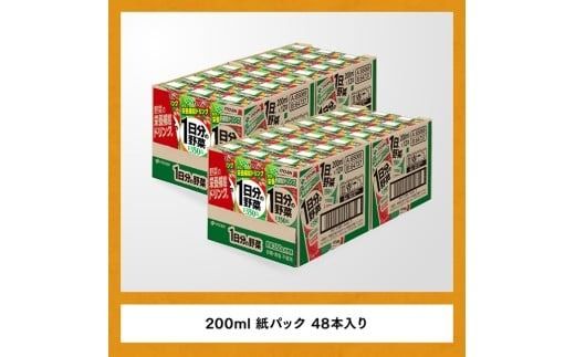 伊藤園 1日分の野菜（紙パック）200ml×48本【6ヶ月定期便】 【 全6回 伊藤園 飲料類 野菜ジュース 野菜 ジュース ミックスジュース 飲みもの】 [D07318t6]