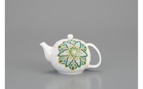 ポット急須　色絵華唐紋　相川志保 民芸品 工芸品 雑貨 ティーポット キッチン雑貨 キッチン用品 172111_CY3083