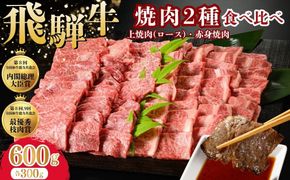 飛騨牛　焼肉2種食べ比べ 600g