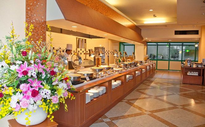 リザンシーパークホテル谷茶ベイ ランチバイキング (ペア) 2名 チケット ご利用券