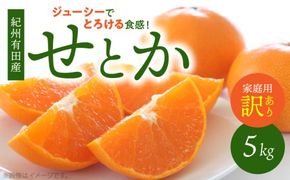 G7355_【2027年先行予約】とろける食感！ジューシー柑橘 せとか 5kg 【家庭用 訳あり】