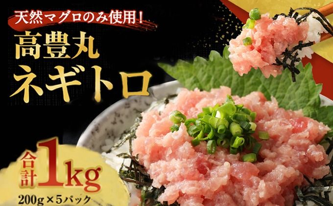 まぐろランキング1位!天然マグロ ネギトロ 1kg (200g×5パック) 訳あり ねぎとろ まぐろ マグロ まぐろたたき ねぎとろ丼 高品質 魚 高豊丸 高品質 まぐろのたたき 小分け 魚 魚介 鮪 寿司 すし 海鮮 おかず 海鮮丼 手巻き寿司 冷凍 10000円 故郷納税 送料無料 室戸のネギトロ