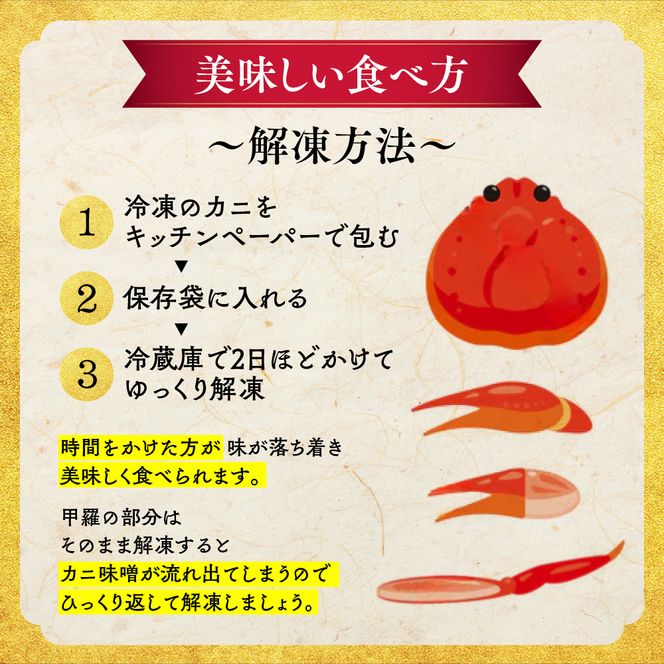 13-138 【訳あり】ボイルずわいがに姿切り1kg