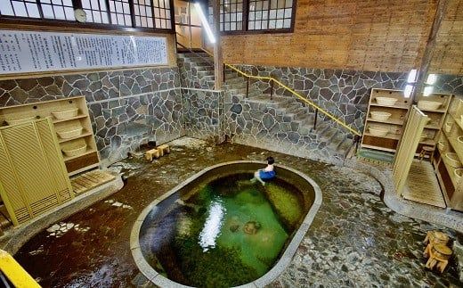 鉛温泉　藤三旅館ペア宿泊券 【177】