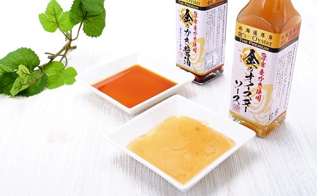 【 お中元専用 】 金のかき醤油・金のオイスターソース各2本セット 調味料 調味料セット ギフト 贈り物 牡蠣の旨味 料理 調理 味付け 刺身醤油 卵かけご飯醤油 焼き魚 
