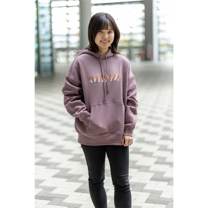 世界で唯一!着る山菜!!【ビッグシルエット みょうがパーカー】メルロー トレーナー ファッション メンズ レディース 洋服 新潟 