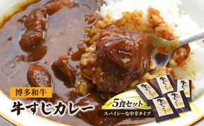 レトルトカレー セット 5食 博多和牛 牛すじカレー 200g×5 レトルト カレー 牛肉 肉 お肉 レトルト食品  じっくり煮込んだバリうま ゴロッと入ったコラーゲン♪
