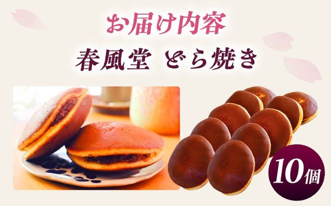 こだわりのどら焼き 10個入り どら焼き ドラ焼き 和菓子 ギフト お取り寄せ 沖縄市 / 和菓子屋 春風堂 [BCCL004]