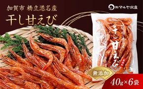 えび 橋立港名産 干し甘えび 40g×6袋 えび F6P-0539