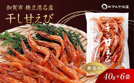 えび 橋立港名産 干し甘えび 40g×6袋 えび F6P-0539
