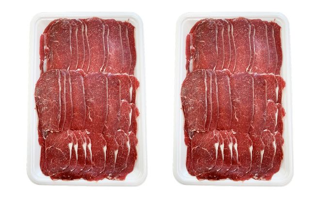 【12か月定期便】エゾシカ肉のスライス ロース(計1kg) 南富フーズ株式会社 鹿肉 ジビエ 鹿 肉 北海道 南富良野町 エゾシカ 