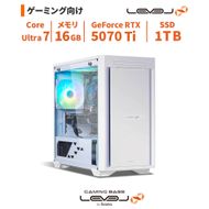 パソコン工房 4年間物損保証 ミニタワーゲーミングPC Core Ultra 7/5070 Ti/No.308 322032_EE120