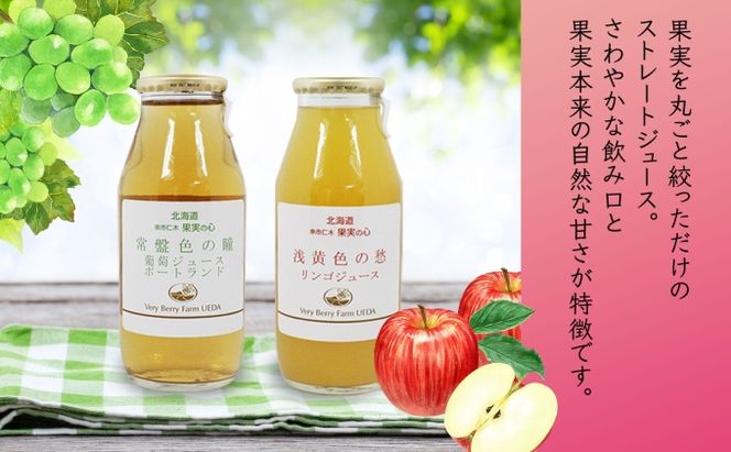 ポートランド リンゴ ジュース 飲み比べ 180ml 計30本 常盤色の瞳 ぶどう 浅黄色の愁 りんご ジュース 果汁 100％ ジュース ギフト セット 果汁100 葡萄 林檎 自然農園 お取り寄せ ギフト 果汁飲料 