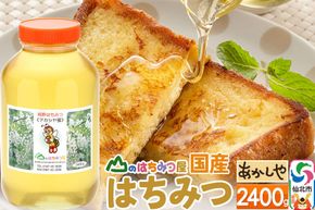 国産 はちみつ アカシヤ 2400g 山のはちみつ屋 [はちみつ ハチミツ 蜂蜜 アカシア]|02_bsk-040101
