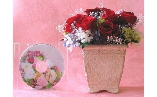【日付指定可能】 プリザーブドフラワーローズ１０輪　プリザーブドフラワーアレンジメント レッド 薔薇 バラ ギフト プレゼント ラッピング 産地直送 インテリア お花 フラワー H193-040