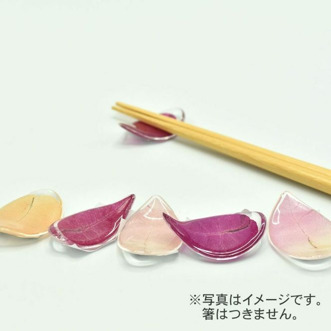 ブーゲン箸置き (5つセット) 箸置き はしおき おしゃれ カトラリー ギフト 沖縄市 / 株式会社東南植物楽園[BCBY010]