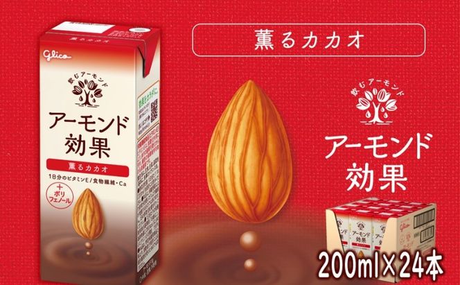 アーモンド効果 薫るカカオ 200ml×24本 アーモンド カカオ ビタミン 飲み物 飲料 