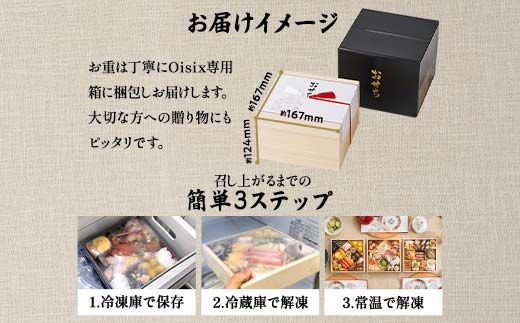 Oisixオリジナルおせち 和風二段重「栄福」 F4N-2462