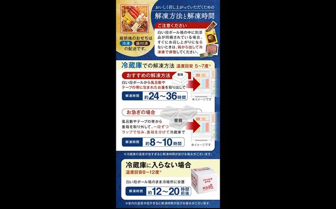 【D5-056】「板前魂の飛翔」特大八.五寸 和洋中華風三段重おせち(5人前)