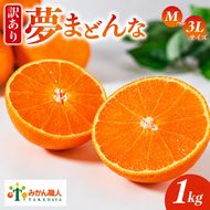 【先行予約】訳あり みかん職人の夢まどんな 1kg 柑橘 果物 フルーツ 愛媛 みかん職人武田屋 蜜柑 愛果28号 愛媛果試第28号 まどんな 大小ミックスサイズ 甘い 甘さ らんきんぐ みかん かんきつ 柑橘 冬 旬 食べごろ 農家 農家直送 農園 人気 みかん職人 武田屋 産直 みかん職人武田屋 愛媛県 愛南町