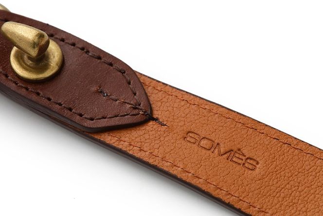 SOMES キーホルダー (ブラウン) WF-28 [ソメスサドル 北海道 砂川市 12260678-b] ソメス メンズ レディース 本革 革 革製品 レザー