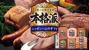 日本ハム 筑西工場 本格派 ギフトセットC 肉 にく 贈答 ギフト 詰め合わせ ハム ソーセージ ウィンナー 生ハム 焼豚 [AA083ci]